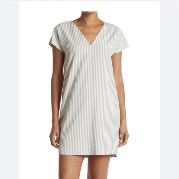 Madewell White & Blue Striped Cotton Dress – Size XS - Picture 6 of 6